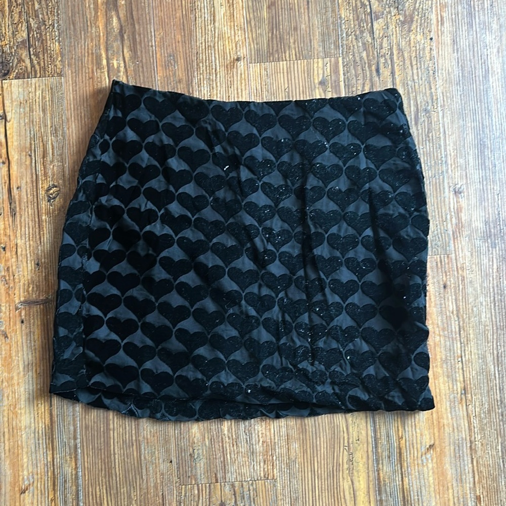 Velvet hearts mini skirt size 8